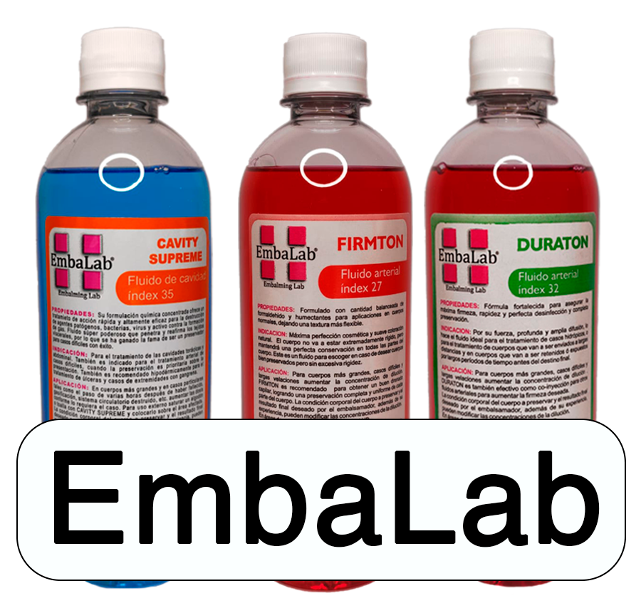 Químicos y soluciones para embalsamar
